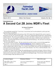 March 2012 - Fairwind Yacht Club