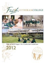 Download - Faith Lutheran College