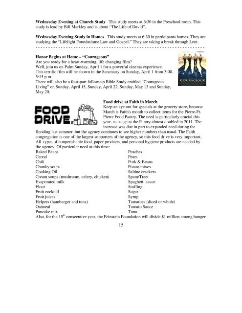 March 18, 2012 Bulletin (.pdf) - Faith Lutheran Church