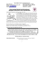 June 9, 2013 Bulletin (.pdf) - Faith Lutheran Church