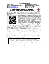May 26, 2013 Bulletin (.pdf) - Faith Evangelical Lutheran Church