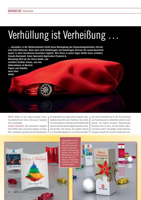 Verhüllung ist Verheißung … - FACTS Verlag GmbH