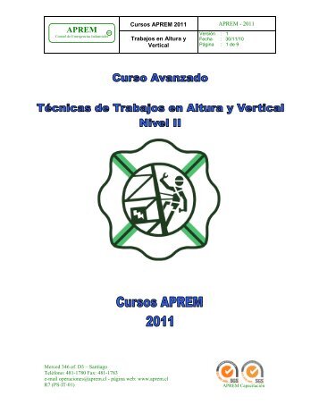 Cursos APREM 2011 APREM - 2011 Trabajos en Altura y ... - Falck