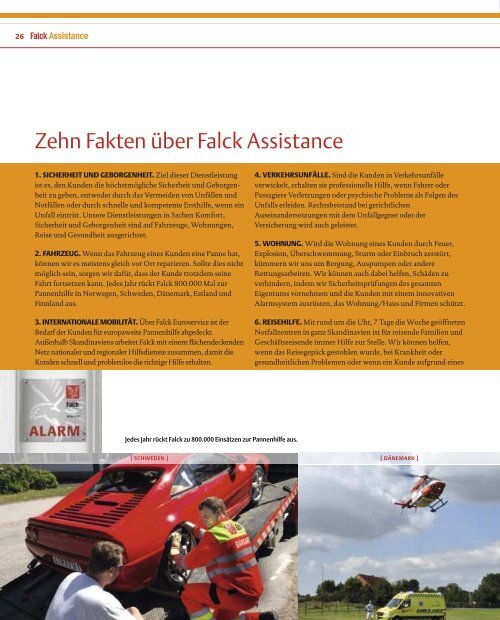 Joakim Jansson, Falck assistance Sweden