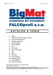 Ceník BigMat 2012 - Falco profi