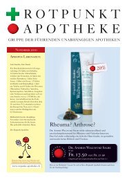 Rheuma? Arthrose? - Falken Apotheke Luzern