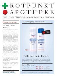 Trockene Haut? Falten? - Falken Apotheke Luzern