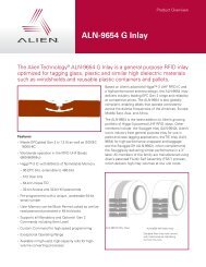 ALN-9654 G Inlay - RFID STUFF