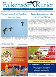 Falkenseer Kurier - Falkensee