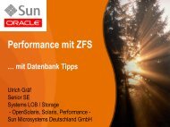 ZFS und Datenbanken - AS-SYSTEME