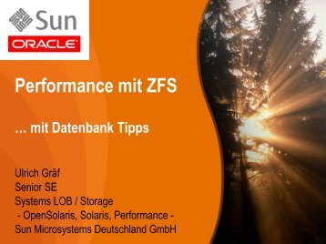 ZFS und Datenbanken - AS-SYSTEME