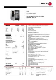 Commercial oven - ACG SERIES - FAGOR INDUSTRIAL - gas / convection /  free-standing