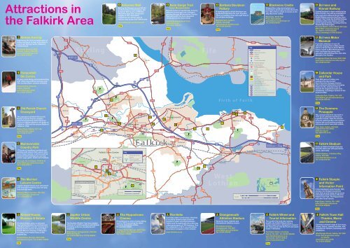 Map Of Falkirk Area Attractions In The Falkirk Area - Falkirk Council