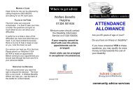 ATTENDANCE ALLOWANCE - Falkirk Council
