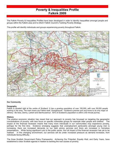 Poverty & Inequalities Profile - Falkirk 2010 - Falkirk Council