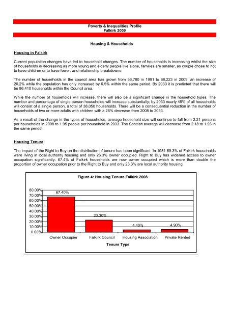 Poverty & Inequalities Profile - Falkirk 2010 - Falkirk Council