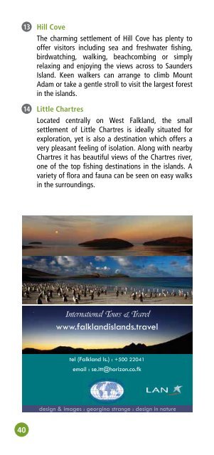 Visitor guide in English (2.6MB PDF) - Falkland Islands Tourist Board