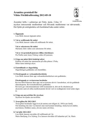 Protokoll VFF 2012-05-10 årsmöte.pdf - Falköpings kommun