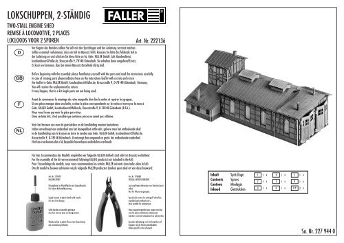 222136 Anleitung - Faller