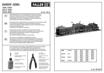 BAHNHOF »BONN« - Faller