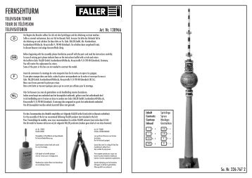 130966 Anleitung - Faller