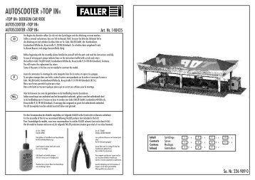 140435 Anleitung - Faller