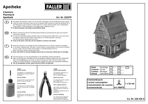 232279 Anleitung - Faller