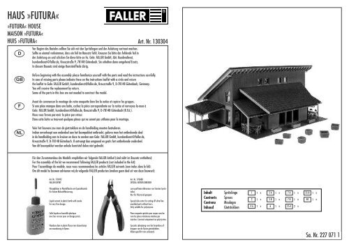 130304 Anleitung - Faller