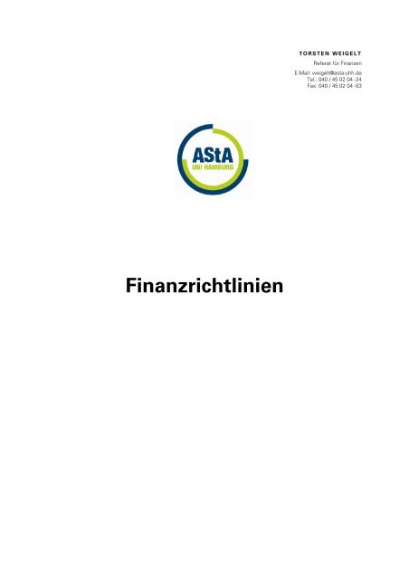 Finanzrichtlinien - Asta