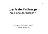 Elterninformation zur ZP10