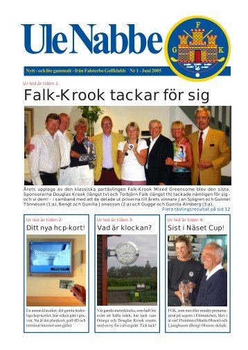 Ule Nabbe nr 1 2005.pdf - Falsterbo Golfklubb