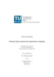 DIPLOMARBEIT Pricing Asian options by importance sampling ...