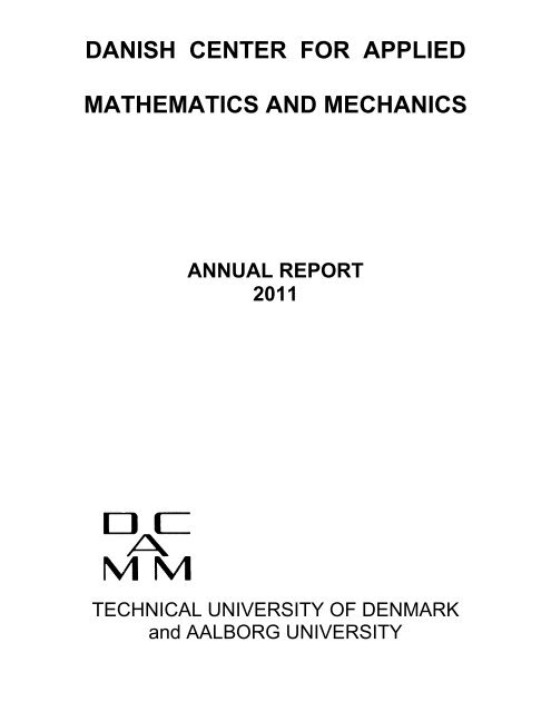 danish center for applied mathematics - Solid Mechanics
