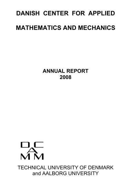 danish center for applied mathematics and ... - Solid Mechanics