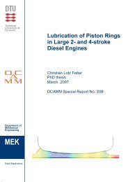 Lubrication of Piston Rings in Large 2 - Solid Mechanics