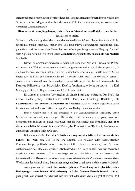 Manfred Faßler, Prof. Dr. habil Vortrag (in Auszügen ... - FAMe