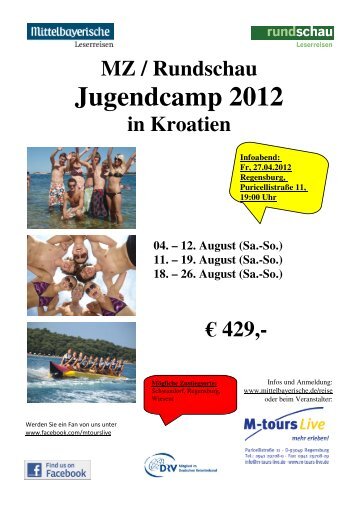 MZ Reiseprogramm Ju Kroatien - Familie-bildung.info