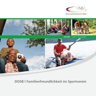 DOSB l Familienfreundlichkeit im Sportverein - Familie und Sport