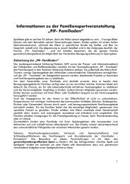 FiF- Familiaden - Familie und Sport