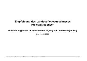 Orientierungshilfe zur Palliativversorgung und Sterbebegleitung ...