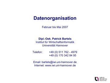 3.3.2. Dateiorganisation