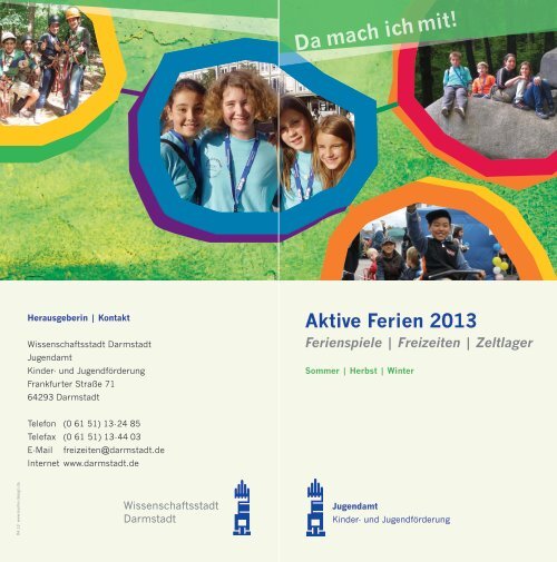 Aktive Ferien 2013 - Familien-Willkommen