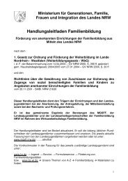 Handlungsleitsfaden Familienbildung (Stand: Juli 2005)