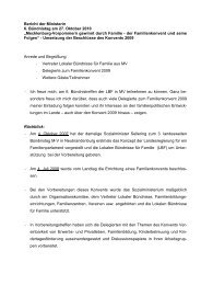 Bericht der Ministerin für Soziales und Gesundheit M-V, Manuela ...