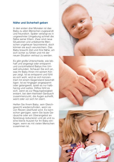 Geliebte Babys - gesunde Kinder. Wie Bindung Babys stark macht