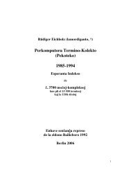 Esperanto - Familienforschung von Bernhard Pabst