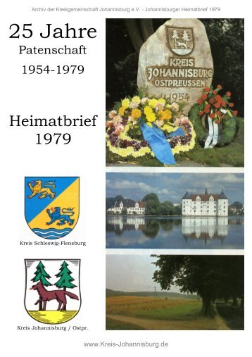Johannisburger Heimatbrief 1979 - Familienforschung S c z u k a