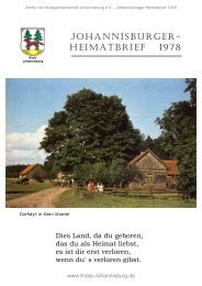 Johannisburger Heimatbrief 1978 - Familienforschung S c z u k a