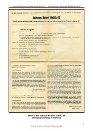 Jahres-Brief 1960/61 - Familienforschung S c z u k a