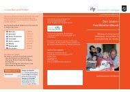 Flyer - Familienhandbuch